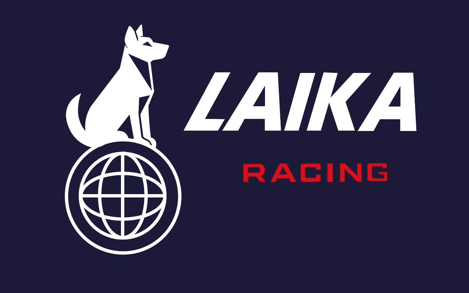 Logótipo completo da Laika Racing